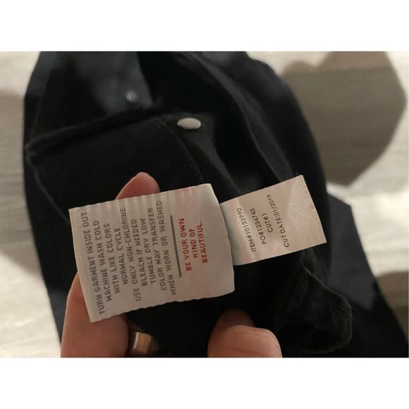 Torrid NWT Denim Black Jeans Jeggings Button Detailing Pants, Size 14S - Picture 5 of 11